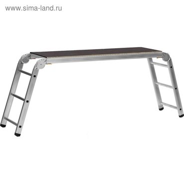 Рабочие подмости СИБИН РП-36 38843 алюминиевые с фиксированной площадкой 3x6x3 ступени 12107₽