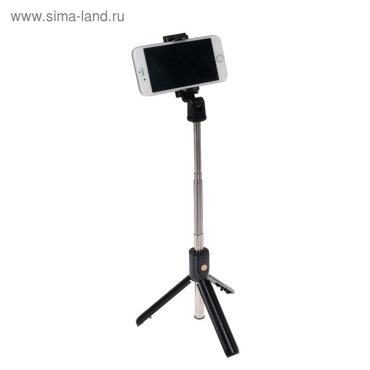 Монопод-трипод Krutoff KSST-02 195-70 см пульт Bluetooth чёрный 569₽