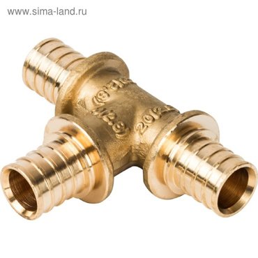 Тройник аксиальный STOUT SFA-0013-000020 20x20x20 649₽