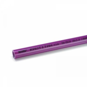 Труба из сшитого полиэтилена REHAU RAUTITAN pink 11360521120 d20 х 28 мм бухта 120 м 29888₽