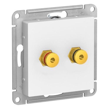 АудиорозеткаSE ATLASDESIGN двухместная Mini-jack белая 779₽