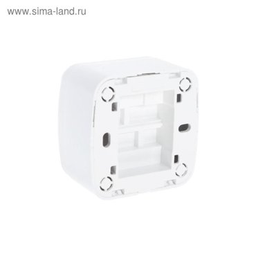 Выключатель TDM Дача Народный 10 А IP20 1 клавиша открытый с подсветкой белый 69₽