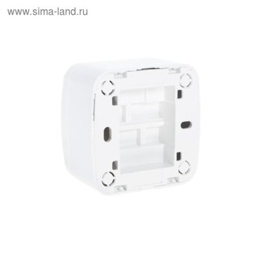 Выключатель TDM Дача Народный 10 А IP20 2 клавиши открытый с подсветкой белый 77₽