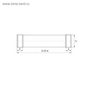 Труба 025 м d 130 мм нержавейка 05 мм 534₽