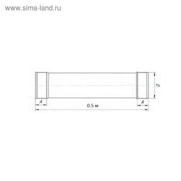 Труба 05 м d 130 мм нержавейка 05 мм 721₽