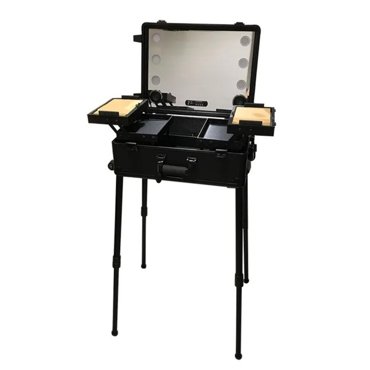 Мобильная студия визажиста OKIRA Premium LC 011 чёрная 43446₽