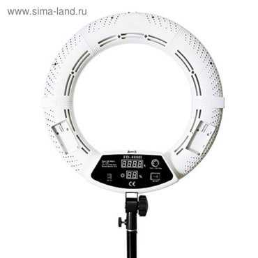 Кольцевая лампа OKIRA FD 480 86 Вт 480 светодиодов d46 см штатив белая 24682₽