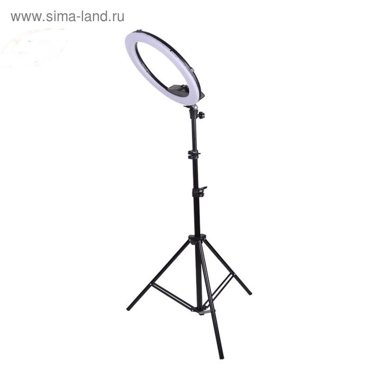 Кольцевая лампа OKIRA LED RING 100 12 Вт 100 светодиодов d26 см штатив чёрная 3551₽