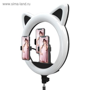 Кольцевая лампа OKIRA LED RING 408 65 Вт 408 светодиодов d495 см штатив чёрная 11926₽
