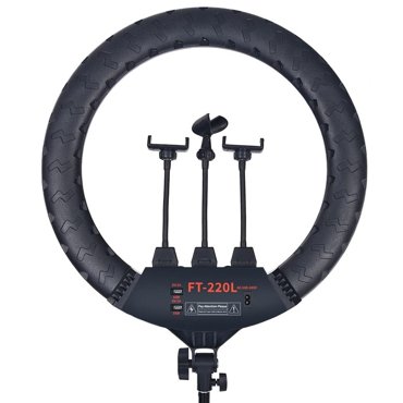 Кольцевая лампа OKIRA LED RING 600 FT 220 L 65 Вт 600 диодов d55 см двуцветная чёрная 750414 13863₽