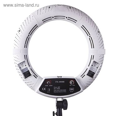 Кольцевая лампа OKIRA LED RING FS 480 48 Вт 480 светодиодов d45 см штатив белая 21470₽