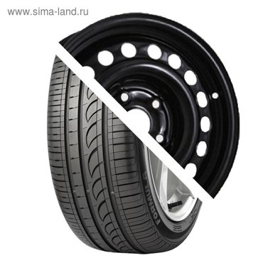 Колесо в сборе Formula Energy 18560 R15 88H Евродиск 15007 6x15 5x100 ET38 d571 Black 5609₽