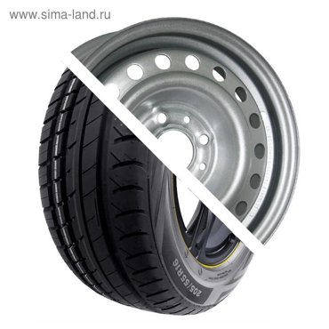 Колесо в сборе Viatti Strada V-130 17570 R13 82H Евродиск 13001 5x13 4x98 ET35 d586 Silver 3758₽