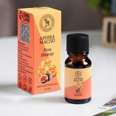 Аромамасло Queen Fair 10 мл аромат роза и инжир 53₽