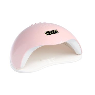 Лампа для гель-лака JessNail SUN 5 BL UVLED 48 Вт 24 диода таймер 103060 сек розовая 1166₽