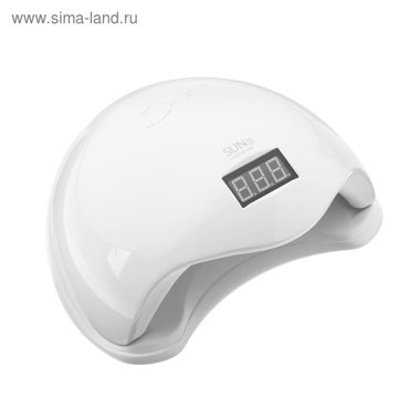 Лампа для гель-лака JessNail SUN 5 UVLED 48 Вт 24 диода таймер 103060 сек белая 1595₽