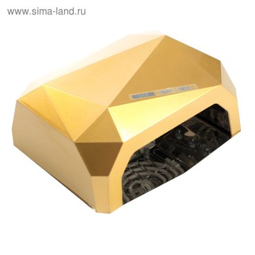 Лампа для гель-лака Luazon LUF-06 CCFL-LED 36 Вт 12 диодов таймер 103060 сек желтая 989₽