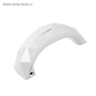 Лампа для гель-лака Luazon LUF-11 LED 9 Вт 3 диода таймер 60 с USB белая 255₽