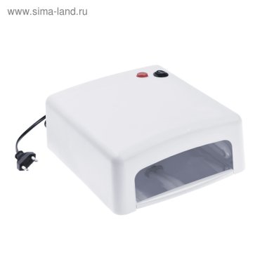 Лампа для гель-лака LuazON LUF-15 UV 36 Вт 4 диода таймер 120 с 220 В белая 609₽