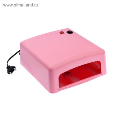 Лампа для гель-лака LuazON LUF-15 UV 36 Вт 220 В розовая 509₽