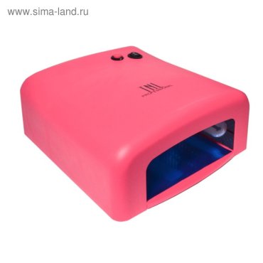 Лампа для гель-лака TNL 818 UV 36 Вт таймер 120 сек розовая 830₽