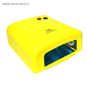 Лампа для гель-лака TNL 818 UV 36 Вт таймер 120 сек жёлтая 830₽