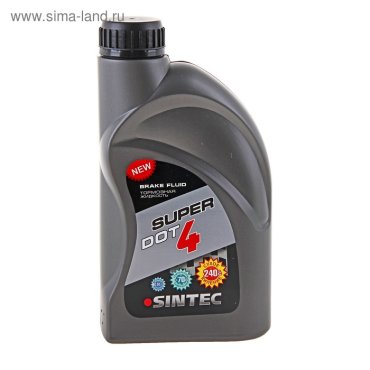 Тормозная жидкость Sintec Super Dot-4 910 г 430₽