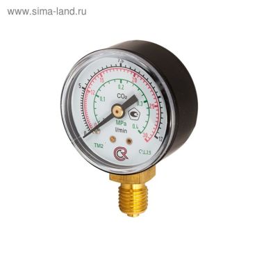 Манометр Сварог ТМ-210Р000-3012Lmin04MPaM12х1525 СО2 387₽