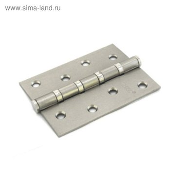 Петля дверная RENZ 100-4BB FH SN 100х75 мм 4 подшипника цвет матовая никель 2 шт 318₽