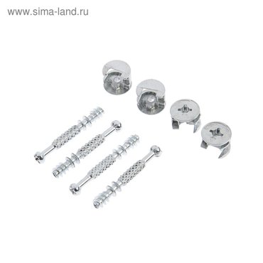 Набор 1 для стяжки фасада для ДСП Element 16 мм на блистере 4 комплекта 65₽