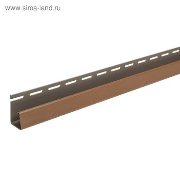Фасадный J-профиль Каштановый 3050мм DCKE-R 493₽