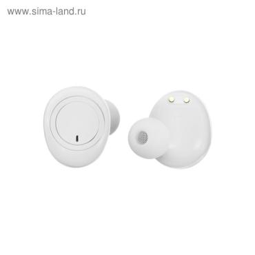 Наушники CROWN CMTWS-5001 беспроводные вакуумные микрофон BT 50 60340 мАч белые 649₽