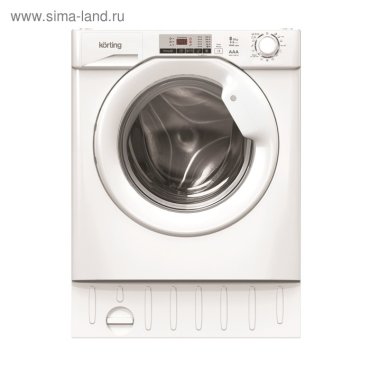 Стиральная машина с сушкой Krting KWDI 1485 W 8 кг 13 режимов отлож старт 70 см белая 93990₽