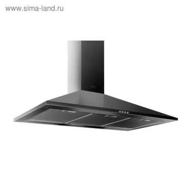 Вытяжка Jetair GAIA IXA60 купольная 650 м3ч 3 скорости чёрная 8748₽