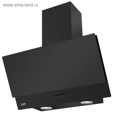 Вытяжка KRONA OLLY 600 BLACK PB наклонная 600 м3ч 3 скорости 60 см чёрная 9683₽