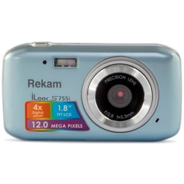Фотоаппарат Rekam iLook S755i 12 Мп 18 SD MMC серый 3450₽