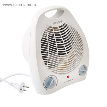 Тепловентилятор ENERGY EN-509 спиральный напольный 2000 Вт 2 режима белый 1149₽