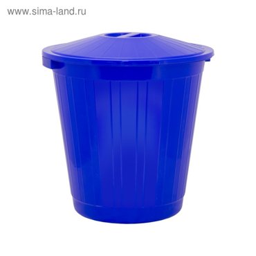 Бак хозяйственно-бытовой 70 л с крышкой синий 1205₽