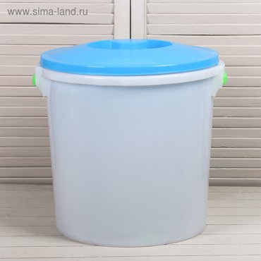 Бак пищевой 45 л с крышкой цвет МИКС 710₽