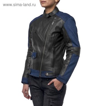 Куртка женская кожаная-джинс Teacher Jeans размер XS 16990₽