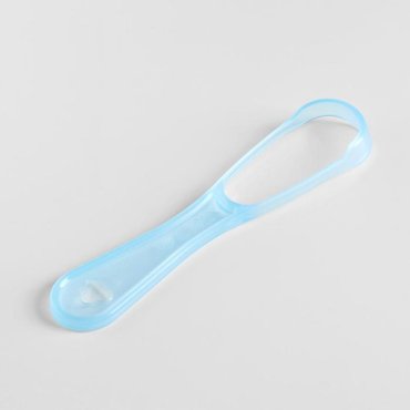 Скребок для чистки языка синий 19₽