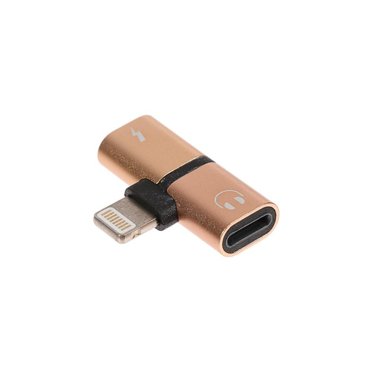Переходник LuazON с Lightning на 2xLightning 8 pin МИКС 55₽