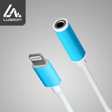 Переходник LuazON с Lightning на Jack 35 музыка гарнитура от iOS 103 белый 137₽