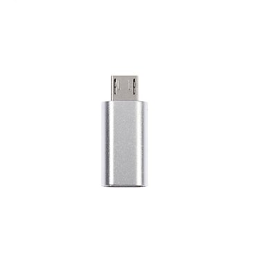 Переходник LuazON с Lightning на microUSB 1 шт серебристый 40₽