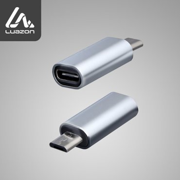 Переходник LuazON с Type-C на micro USB 10 шт серебристый 289₽