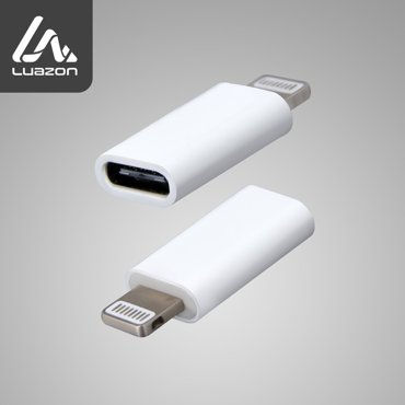 Переходник LuazON LE-016 с Type-C на Lightning 1 шт белый 54₽
