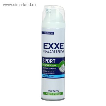 Пена для бритья Exxe Sport Energy Cool Effect 200 мл 103₽