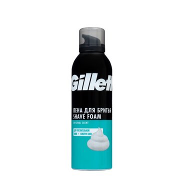 Пена для бритья Gillette Sensitive Skin 200 мл 279₽