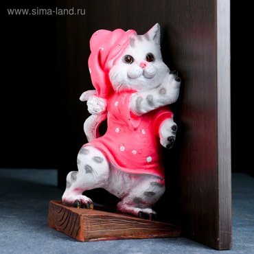 Держатель двери Кошка 24х12х11см 629₽