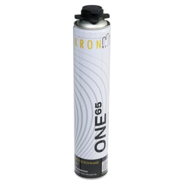 Пена монтажная KRONbuild ONE 65 всесезонная 850 мл 339₽